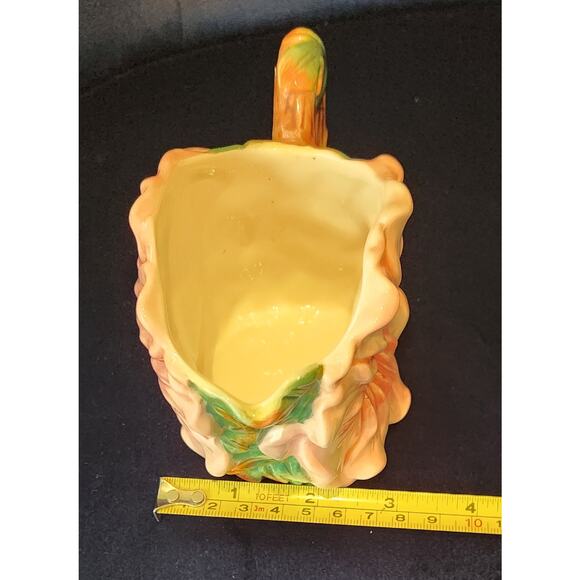 A Corner Ruby Collection Pink Daisy Ceramic Pitcher 2.5 in deep x 3 x 3 inches - Picture 8 of 9